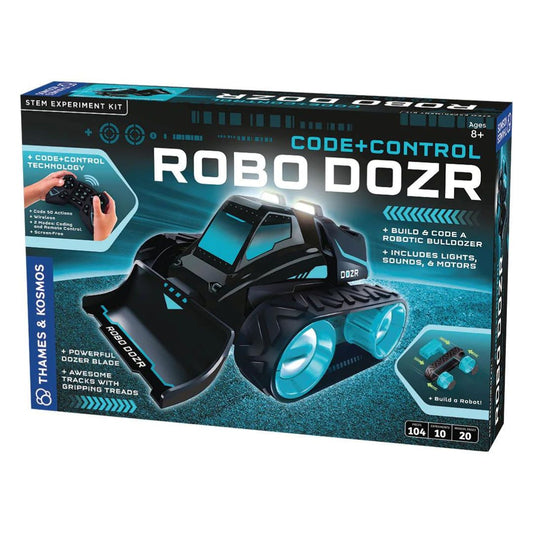 Code+Control: Robo Dozr | Ages 8+ | 104 Pieces | STEM Kit