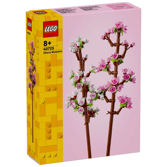 LEGO Cherry Blossoms 40725 | STEM Education| Botanical Science Studies | Spatial Engineering | Dexterity Therapy | Special Parts Kit | 438 Pieces | K12 Education