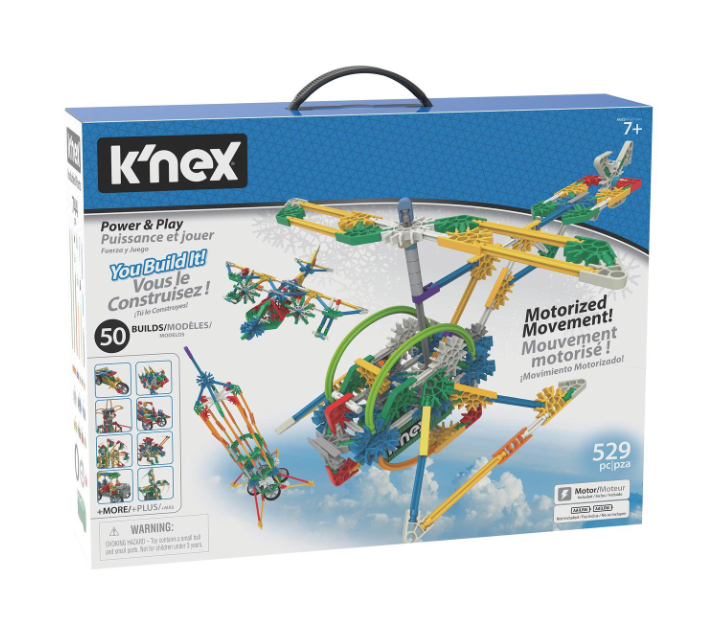 K'NEX Imagine - Power & Play Motorized Building Set | 529 Pieces | STEM Education