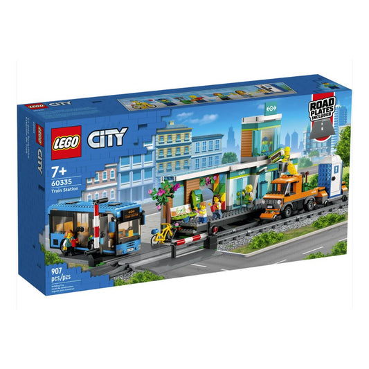 LEGO Train Station 60335 | STEM Education | Spatial Engineering | Dexterity Therapy | Social Studies & Architecture | Special Parts Kit | K12 Education