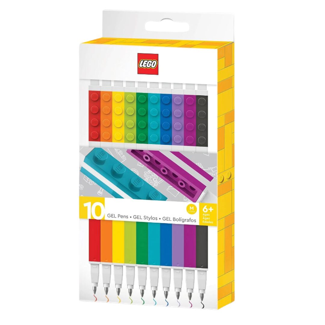 LEGO Gel Pen with Building Plates | 10 Pack