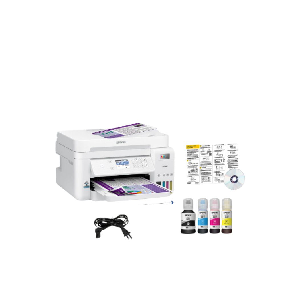 Epson EcoTank ET-3850 Wireless Color All-In-One Inkjet Printer (Auto 2-Sided)