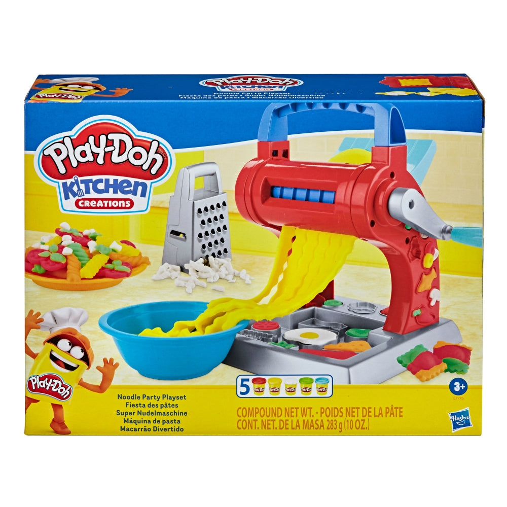 Play-Doh Kitchen Creations Noodle Party Playset | Sculpting Clay | 5 Can Kit