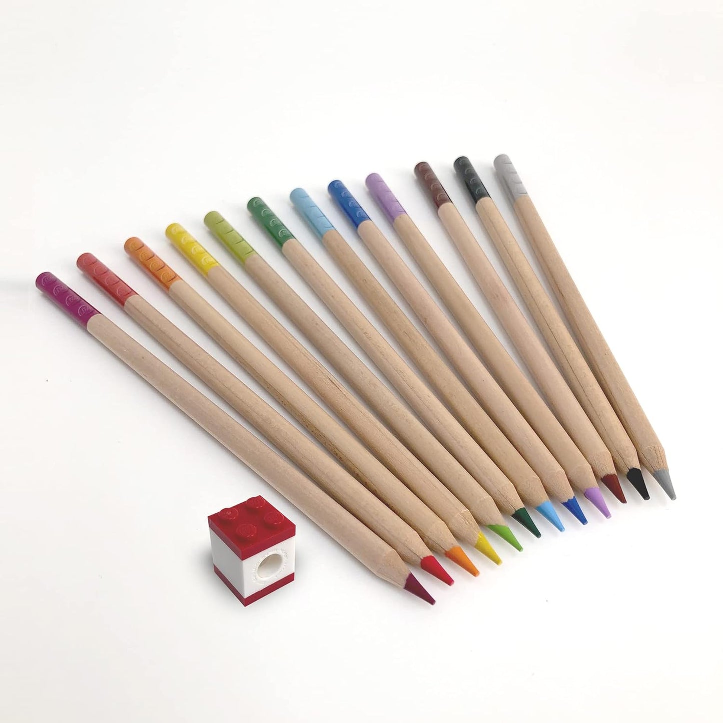 LEGO Colored Pencils with Pencil Topper | 12 Pack