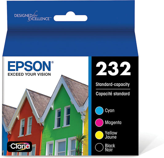 Epson 232 Ink Refill (For WF-2930 Printer) | 4 Pack