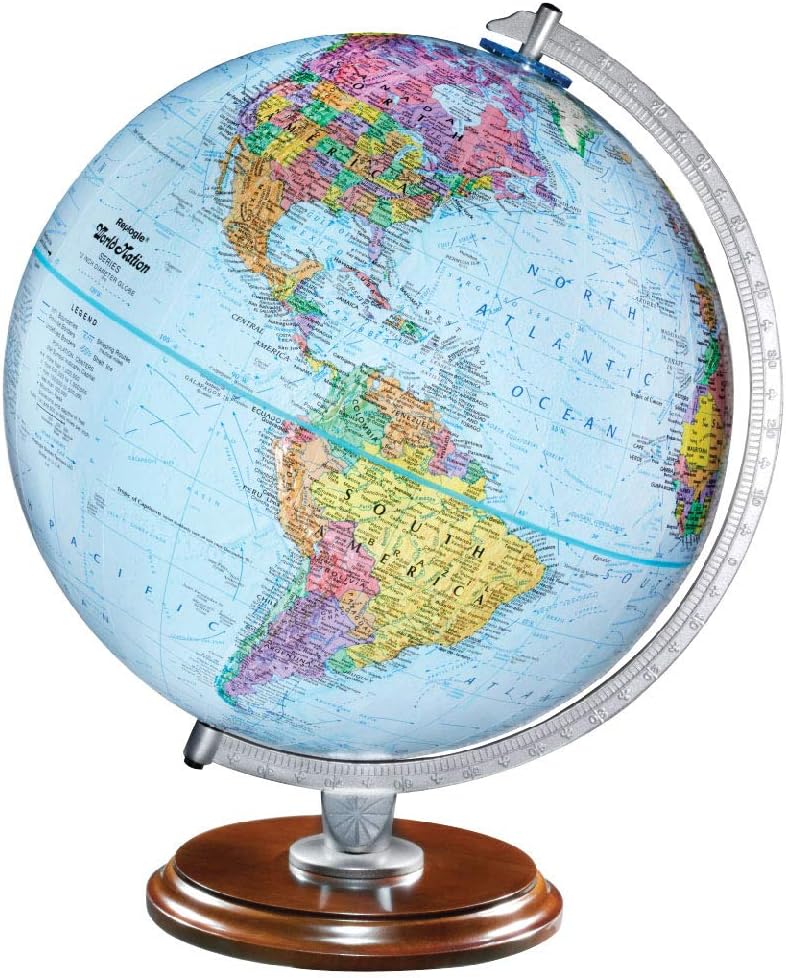 Replogle Student Educational Classic World Globe | 12 inch - Raised Relief | Made in USA