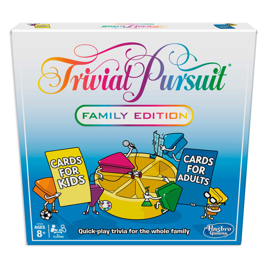 Trivial Pursuit Family Edition Board Game | Ages 8+ | STEM