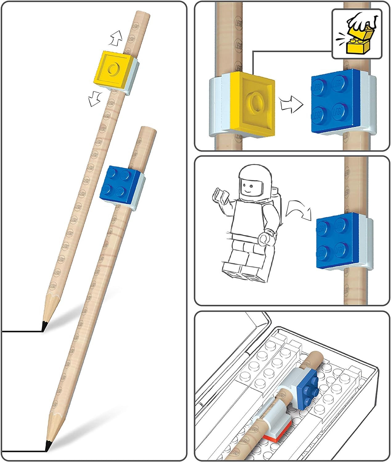 LEGO Graphite Pencil | 9 Pack