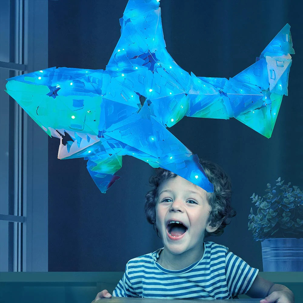 Creatto: Shimmer Shark & Ocean Pals | Ages 8+ | 140 Pieces | STEM Kit