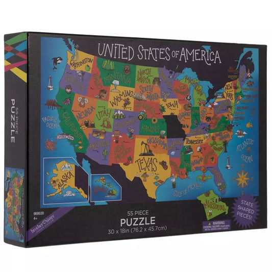 United States Of America Puzzle | 55 Pieces