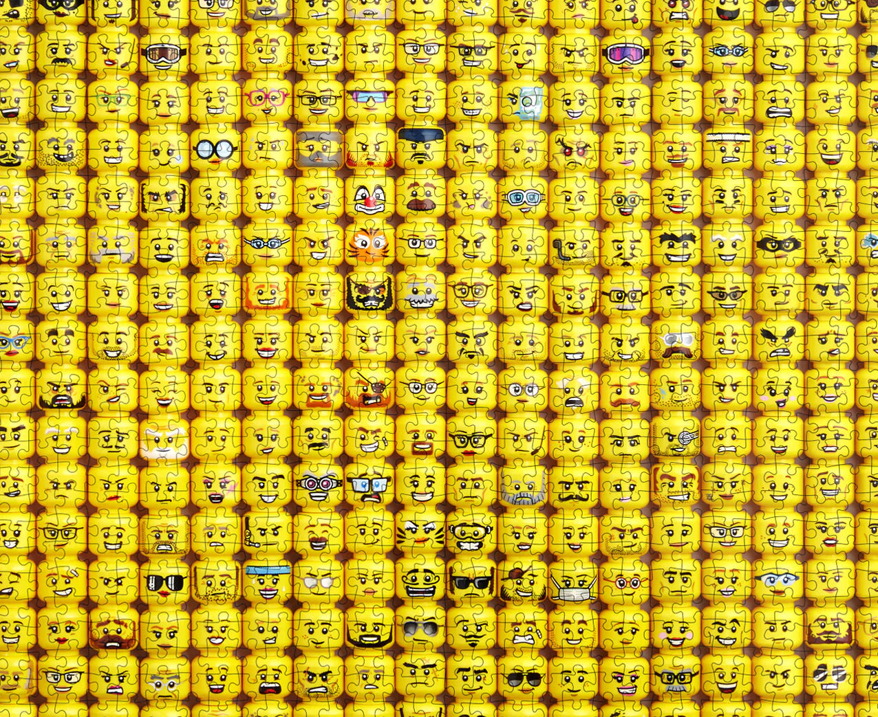 LEGO Minifigure Faces Puzzle