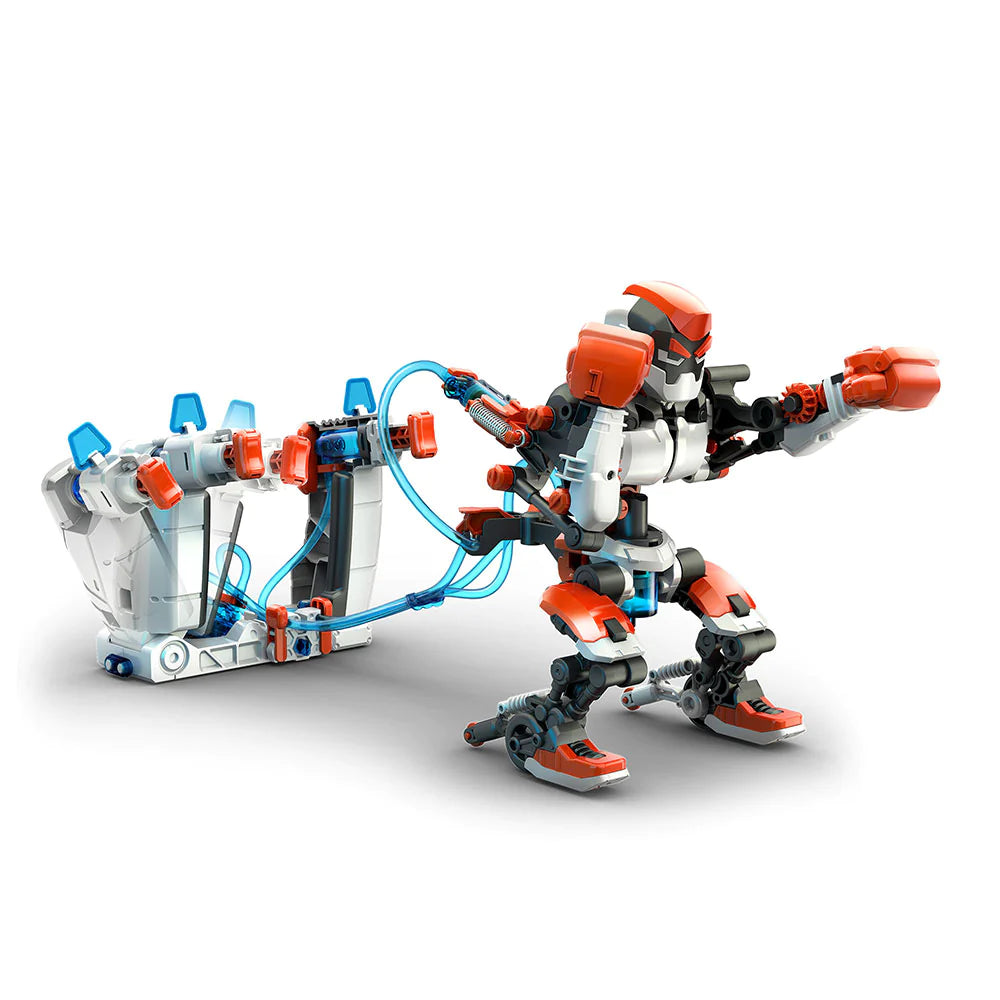 Hydraulic Boxing Bots | Ages 10+ | 327 Pieces | STEM Kit