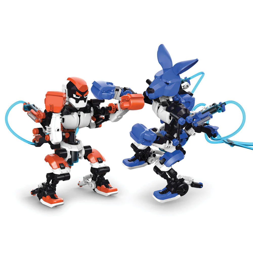 Hydraulic Boxing Bots | Ages 10+ | 327 Pieces | STEM Kit