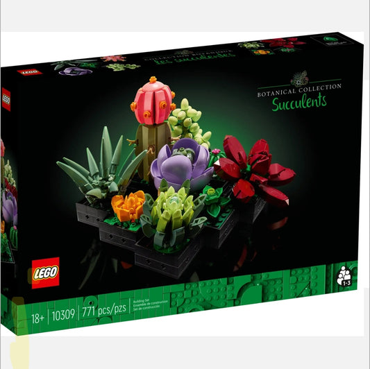 LEGO Succulents 10309 | Ages 18+ | Botanical Kit | Spatial Engineering | Dexterity Therapy | Special Parts Kit | 771 Pieces | K12 Education