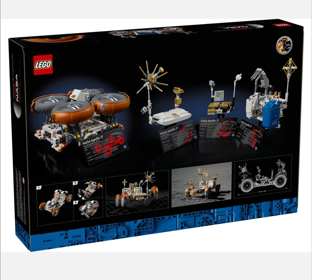 LEGO NASA Apollo Lunar Roving Vehicle - LRV 42182 | Ages 18+ | STEM Education | Spatial Engineering | Dexterity Therapy | Space Science | Special Parts Kit | K12 Education