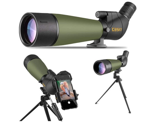 Gosky 20-60x80 Monocular Telescope with Tripod | For wildlife and astronomical observation