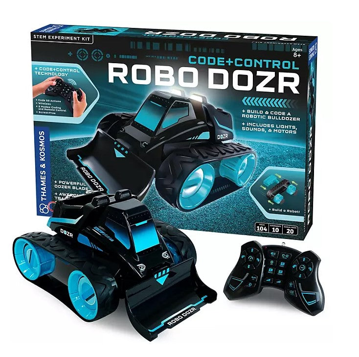 Code+Control: Robo Dozr | Ages 8+ | 104 Pieces | STEM Kit