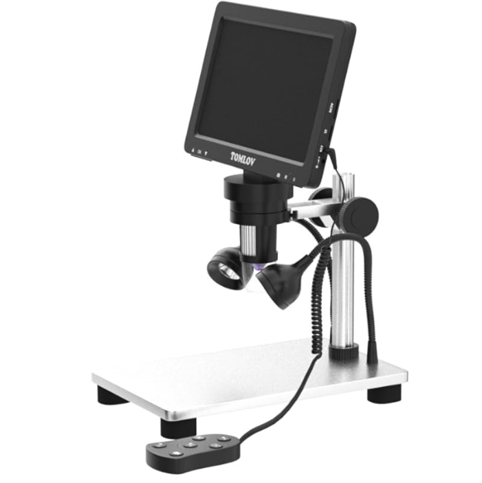 Digital Microscope with 7in LCD Screen - 5x-1200X