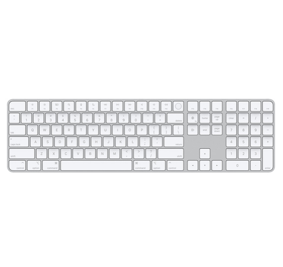 Apple Magic Keyboard with Touch ID and Numeric Keypad - White Keys