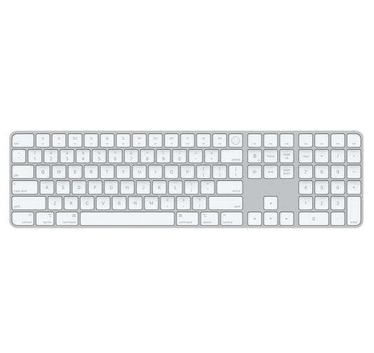 Apple Magic Keyboard with Touch ID and Numeric Keypad - White Keys