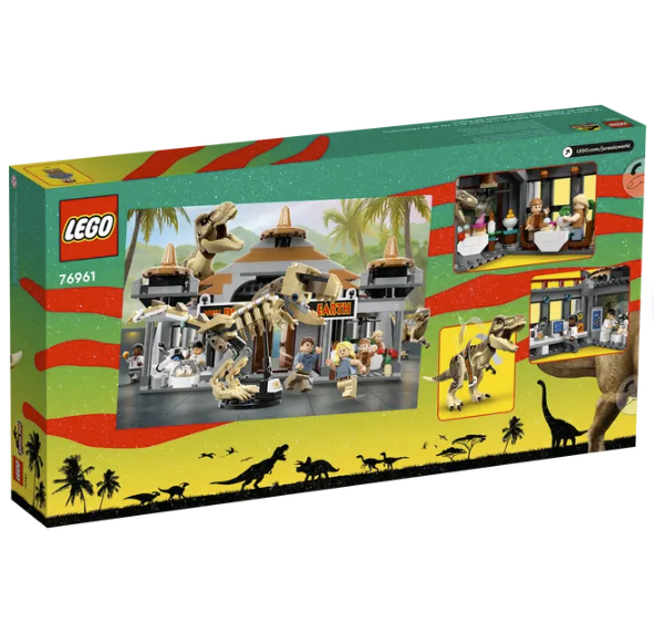 LEGO Visitor Center, T. Rex & Raptor Attack - Jurassic Park 76961