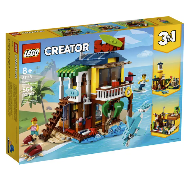 LEGO Surfer Beach House 3-in-1 31118