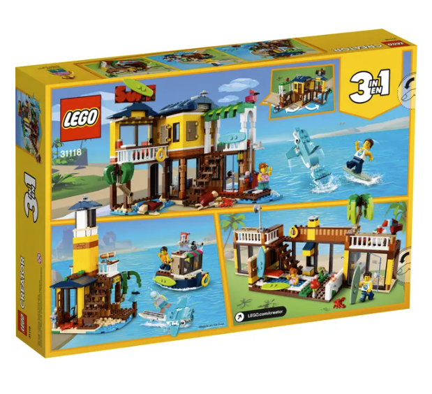 LEGO Surfer Beach House 3-in-1 31118