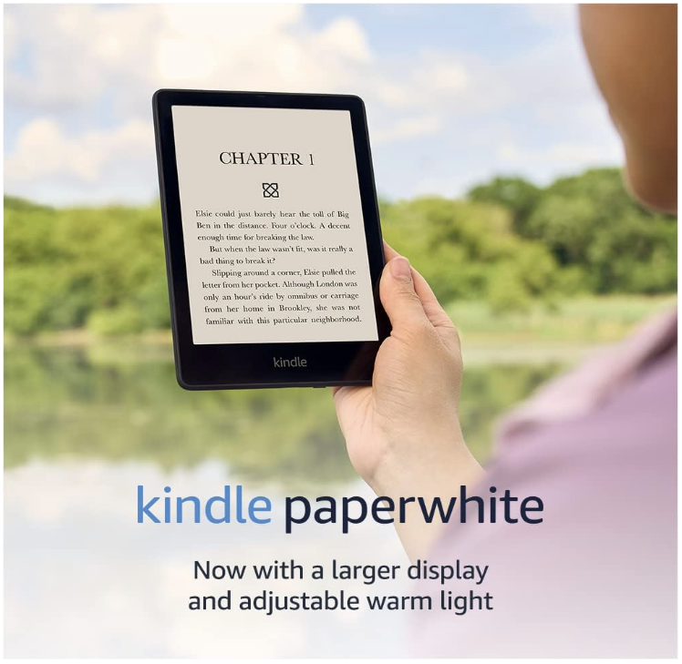 Kindle Paperwhite Reader | 6.8-inch Screen and adjustable warm light | 16GB