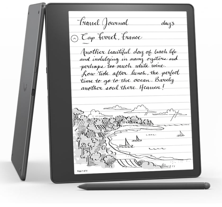 Kindle Scribe w/Basic Pen | For reading, writing, journaling and sketching | 10.2-inch display | 16GB Black