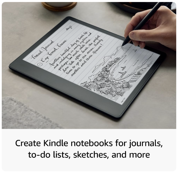 Kindle Scribe w/Basic Pen | For reading, writing, journaling and sketching | 10.2-inch display | 16GB Black