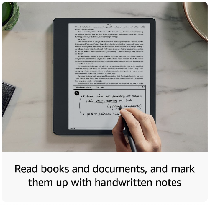 Kindle Scribe w/Basic Pen | For reading, writing, journaling and sketching | 10.2-inch display | 16GB Black