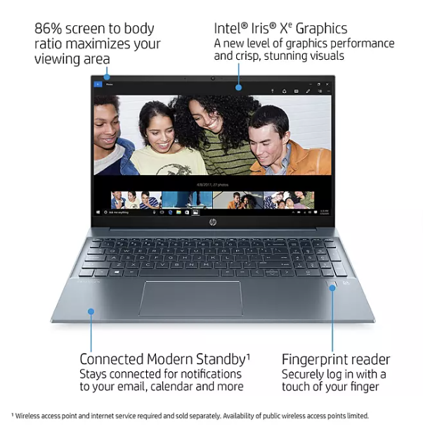 HP Pavilion 15 Laptop (High Performance) | Intel i7 | 8GB RAM | 512GB SSD | 15.6" LED