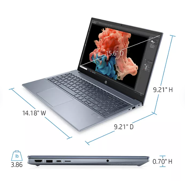 HP Pavilion 15 Laptop (High Performance) | Intel i7 | 8GB RAM | 512GB SSD | 15.6" LED