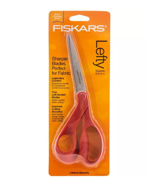 Fiskars Left-Handed Scissors | 8"