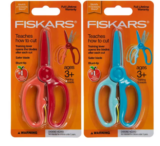 Fiskars Pre-School Training Scissors | 5" Blue