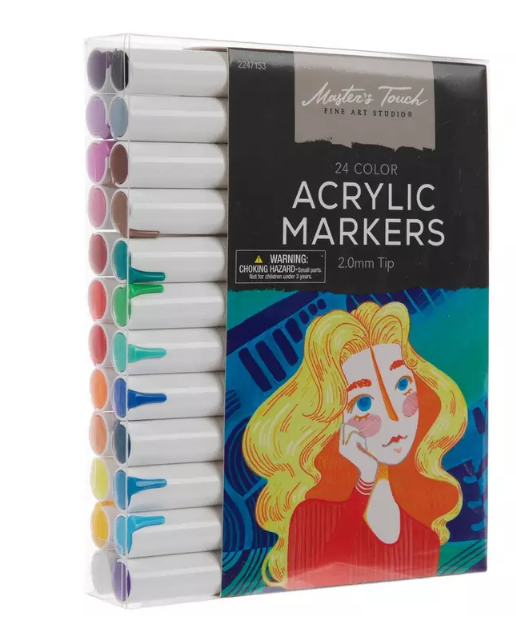 Acrylic Markers | 24 Piece Set