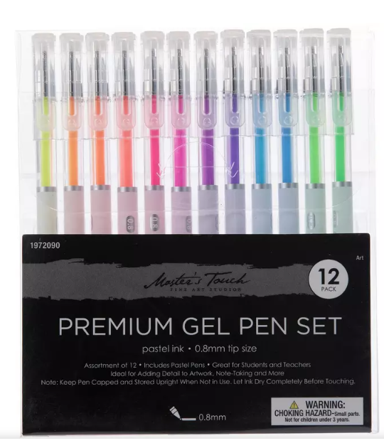 Pastel Gel Pens | 12 Piece Set