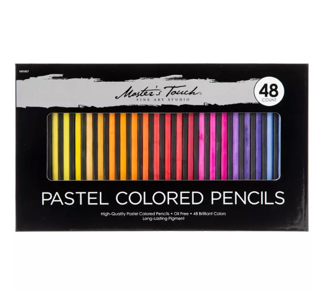 Pastel Colored Pencils | 48 Piece Set