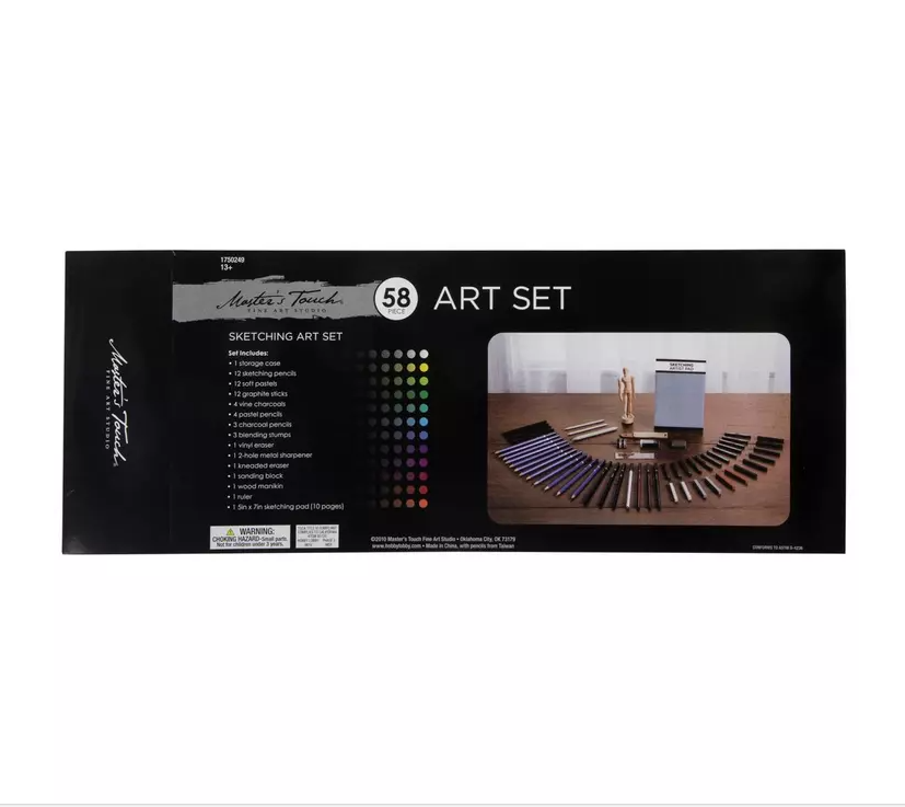 Sketching Art Set | 58 Pieces