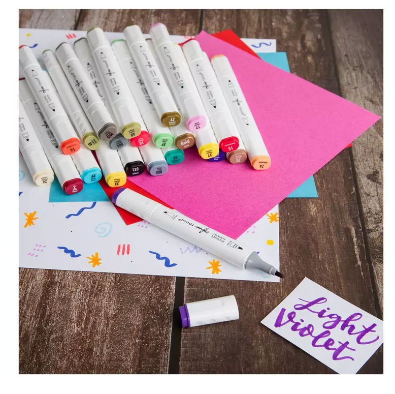 Twin Tipped Alcohol Markers | 24 Piece Set