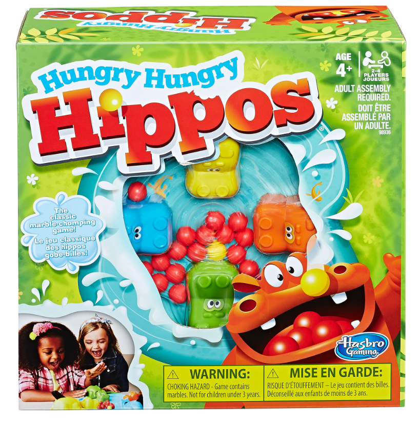 Hungry Hungry Hippos Board Game | Ages 4+ | STEM