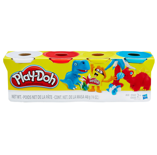 Play-Doh 4-Pack | Sculpting Clay | 4-Ounce Cans