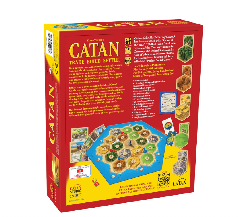 CATAN Board Game | (Base Game) Ages 10+ | STEM