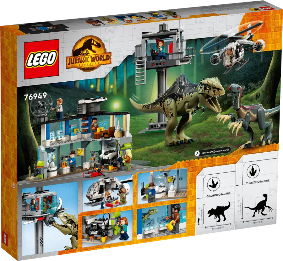 LEGO Giganotosaurus & Therizinosaurus Attack 76949