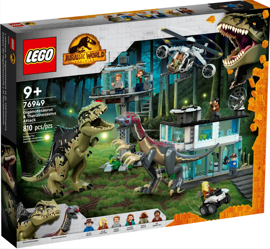 Custom Lego Therizinosaurus Game Jurassic Park Dino Lego Free