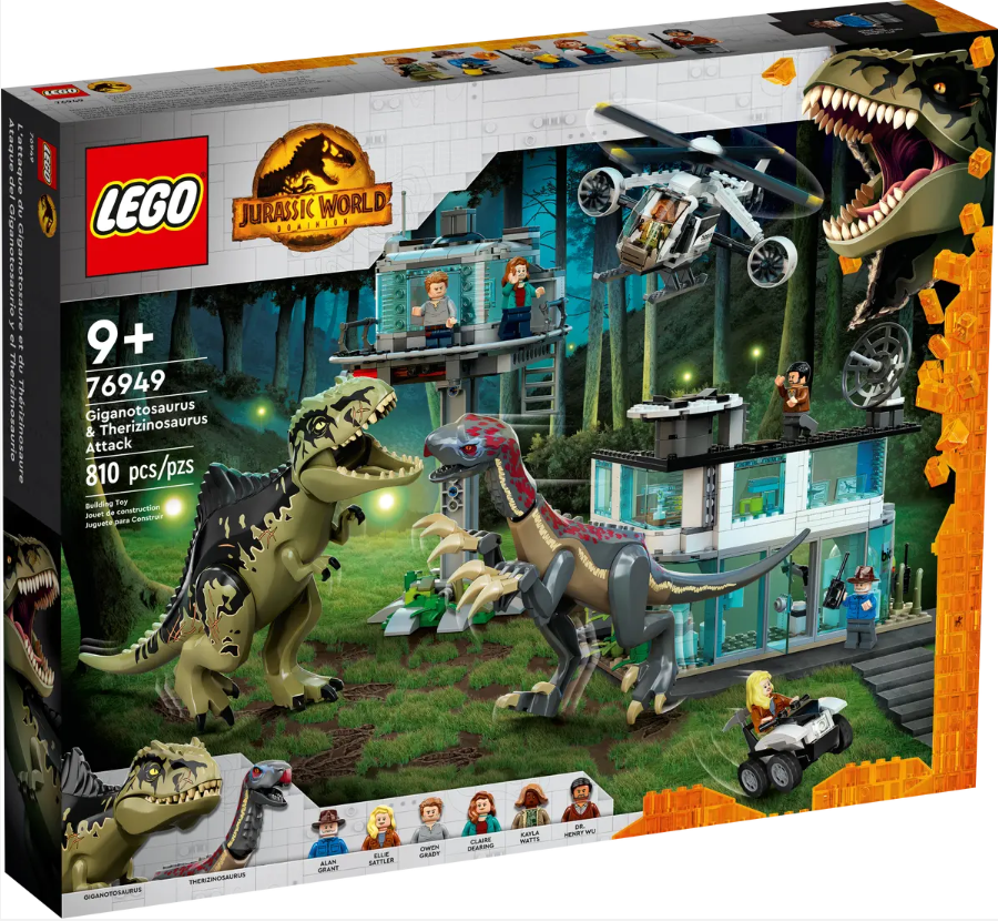 LEGO Giganotosaurus & Therizinosaurus Attack 76949