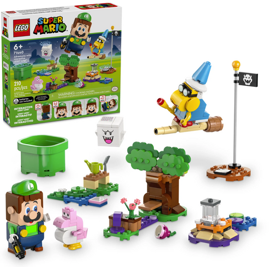 LEGO Super Mario™ Adventures  with Interactive LEGO® Luigi 71440 | STEM Education | Spatial Engineering | Dexterity Therapy | Special Parts Kit | K12 Education