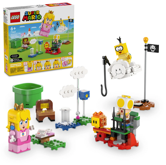 LEGO Super Mario™ Adventures  with Interactive LEGO® Peach 71441 | STEM Education | Spatial Engineering | Dexterity Therapy | Special Parts Kit | K12 Education