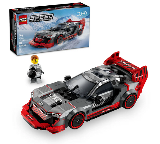 LEGO Audi S1 e-tron quattro Race Car 76921 | STEM Education | Spatial Engineering & Mechanics | Dexterity Therapy | Special Parts Kit | 274 Pieces | K12 Education