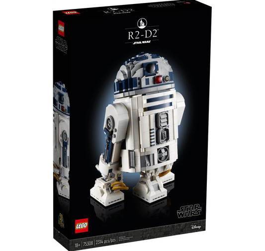 LEGO R2-D2 75308 | Advanced Literature | Creative Skills | 2315 Pieces | Ages 18+ | K12 Education